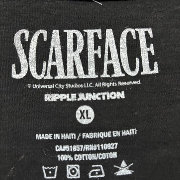 Scarface He Loved The American Dream With Vengeance Mineral Wash Tee Size XL - Picture 4 of 4